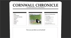 Desktop Screenshot of cornwallchronicle.org